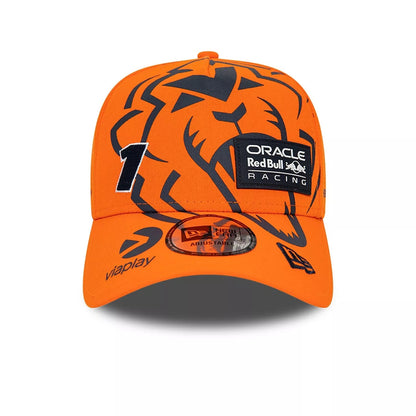 Red Bull Racing Newera Verstappen Lion Driver Cap - Orange