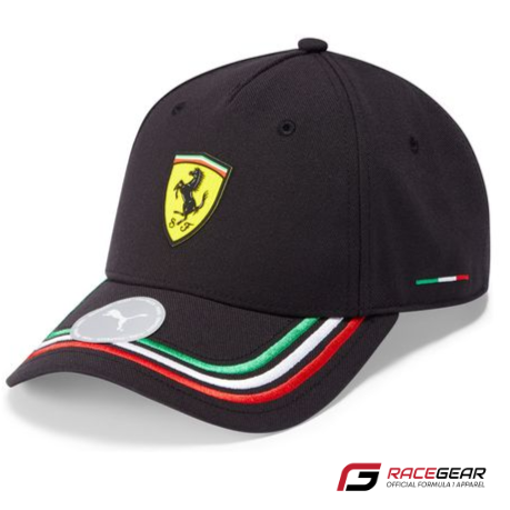 Scuderia Ferrari Puma Italian Cap- Black